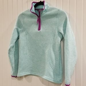 Girls Lands' End fleece jacket, YM 10/12